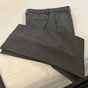 Express columnist barely boot heather gray slacks size 4R